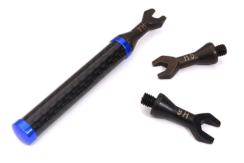 Precision-Crafted Turnbuckle Wrench 4mm, 5mm & 6mm w/ Graphite Handle