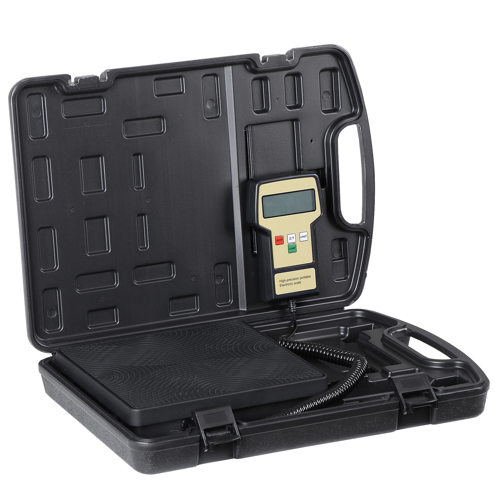 220LBS Electronic Refrigerant Charging Scale with Portable Case HVAC with Case