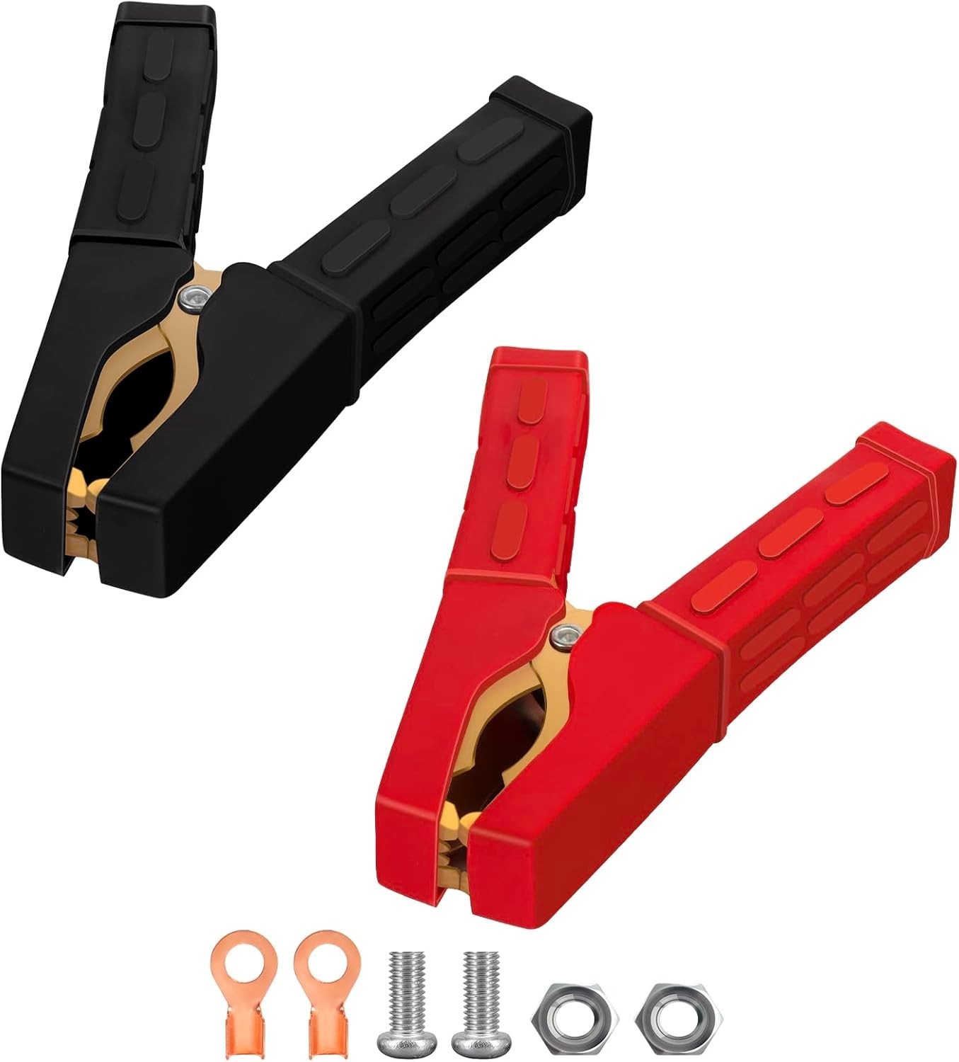 Jumper Cable Clamps 1 Pair, Battery Pure Copper, Charger...