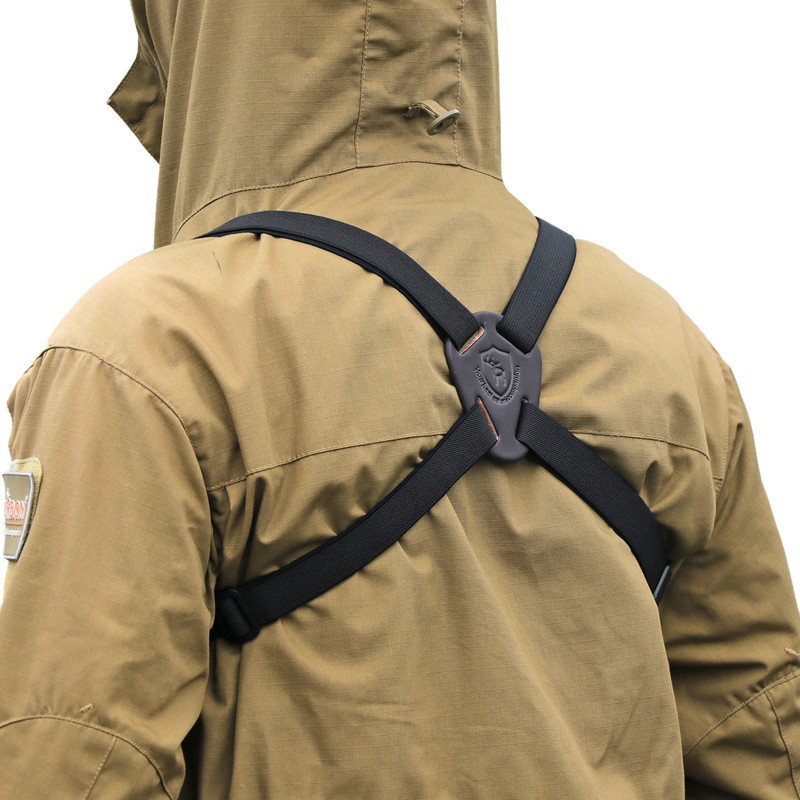 TOURBON Binocular Harness Camera Strap Quick Release Elastic Optic Chest Hunting