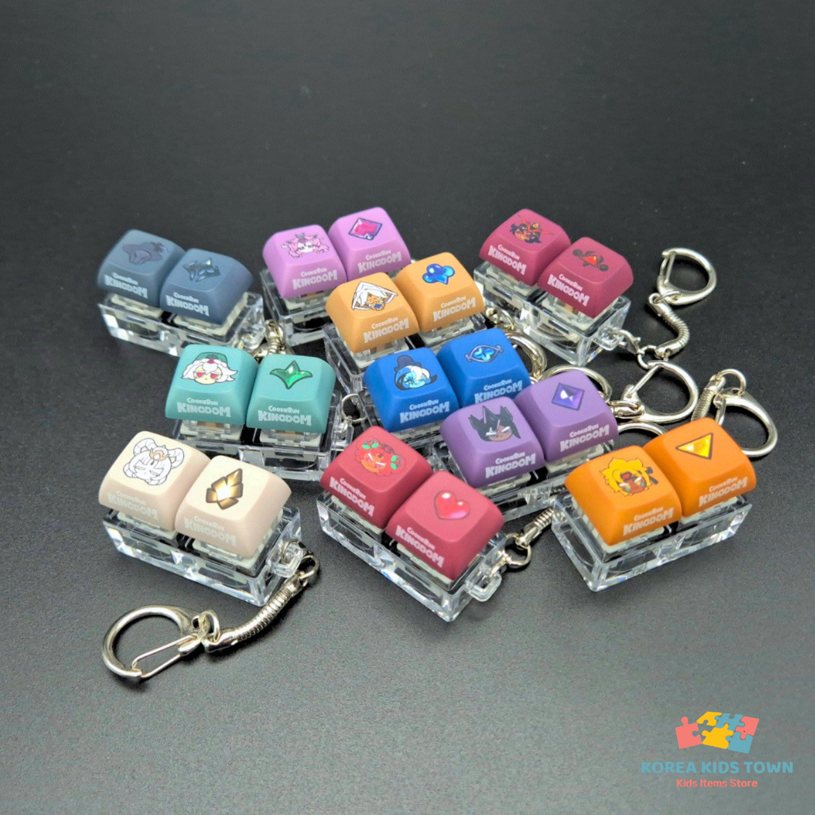 OFFICIAL Cookie Run Kingdom Art Collab Keycap Keychain Keyring ANCIENT, BEAST