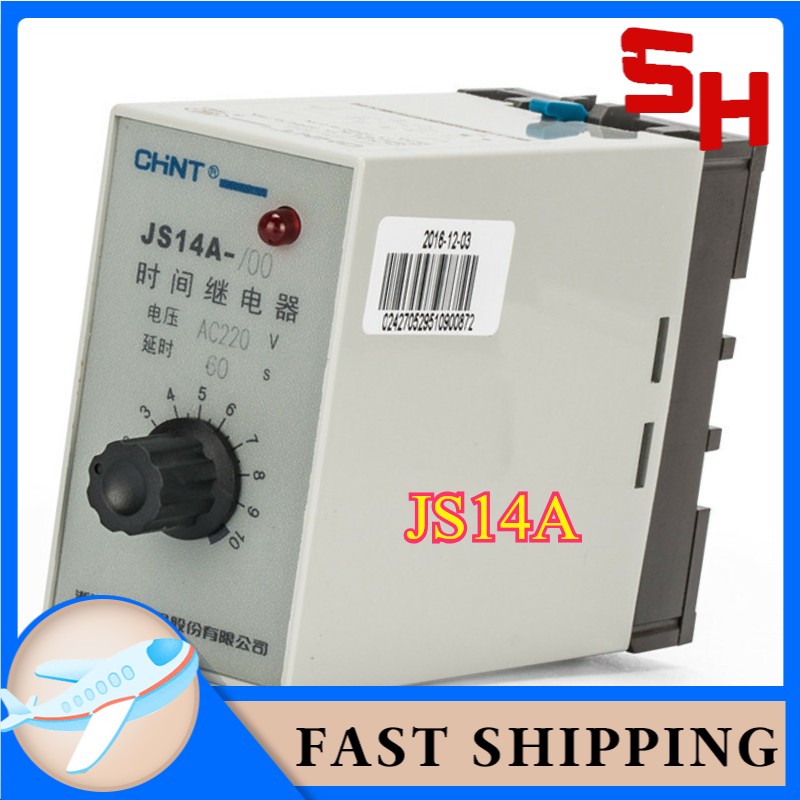 Transistor Time Relay JS14A AC 110V 220V 380V One Year Warranty Fast Shipping
