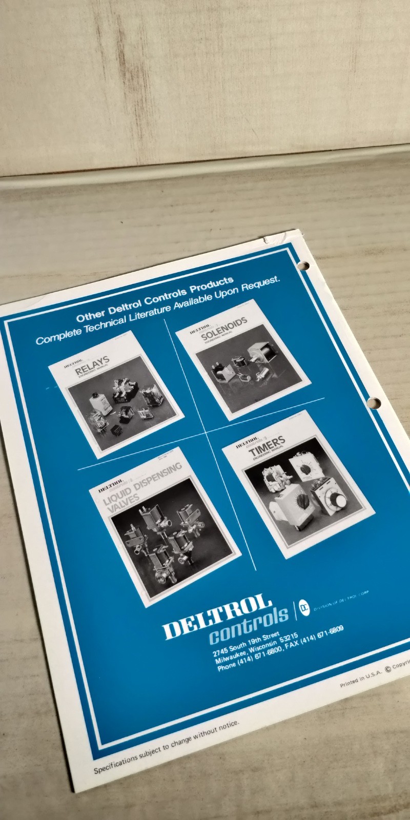 1989 DELTROL controls bulletin 4301-3 ~ 2 & 3 way solenoid valves ~ C2