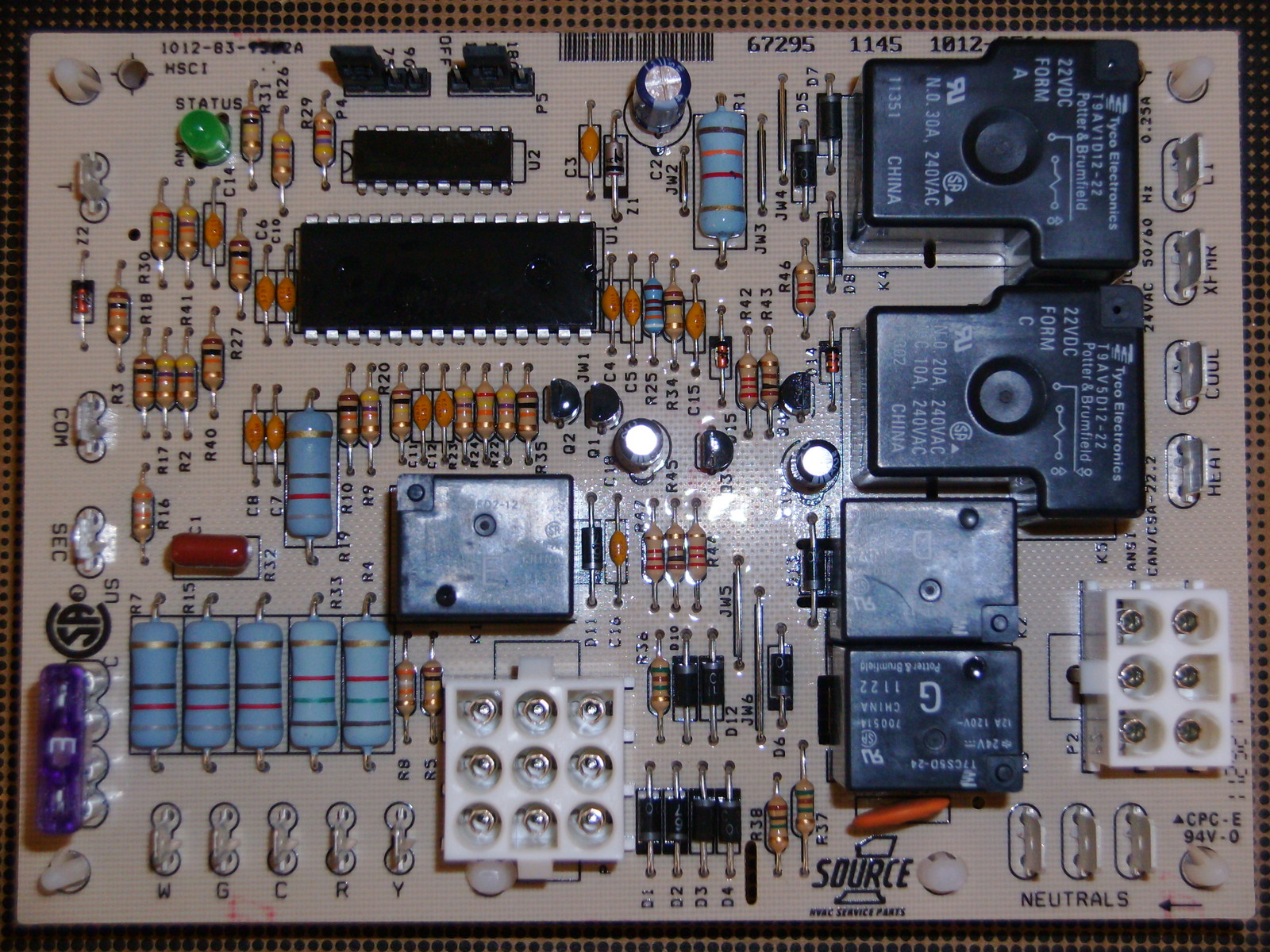 Coleman/Revolv Source 1 Mobile Home Furnace Control Board S1-03101932002