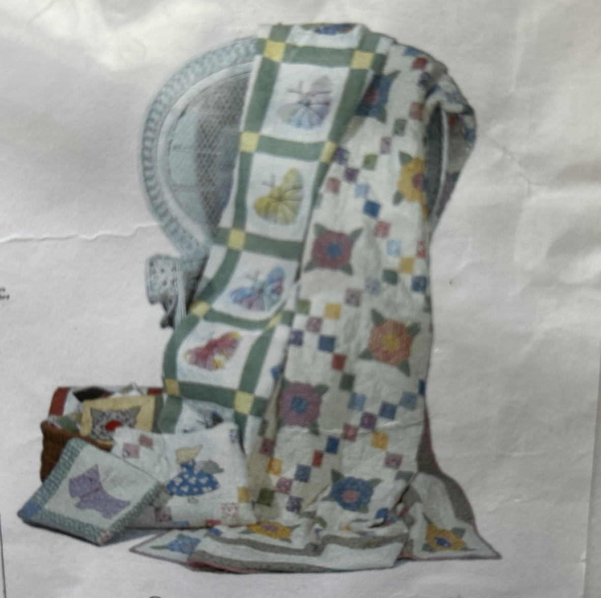 QUILTSMART Printed Interacting GARDEN GIRL - Easy Perfect Appliques