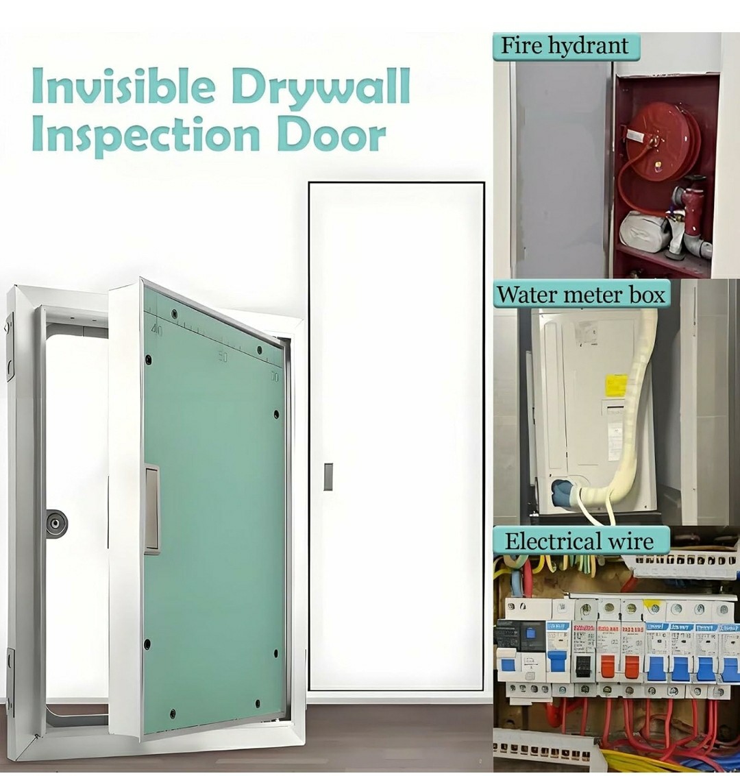Aluminum Drywall Access Panel Flush Mount Paintable Wall Inspection Door