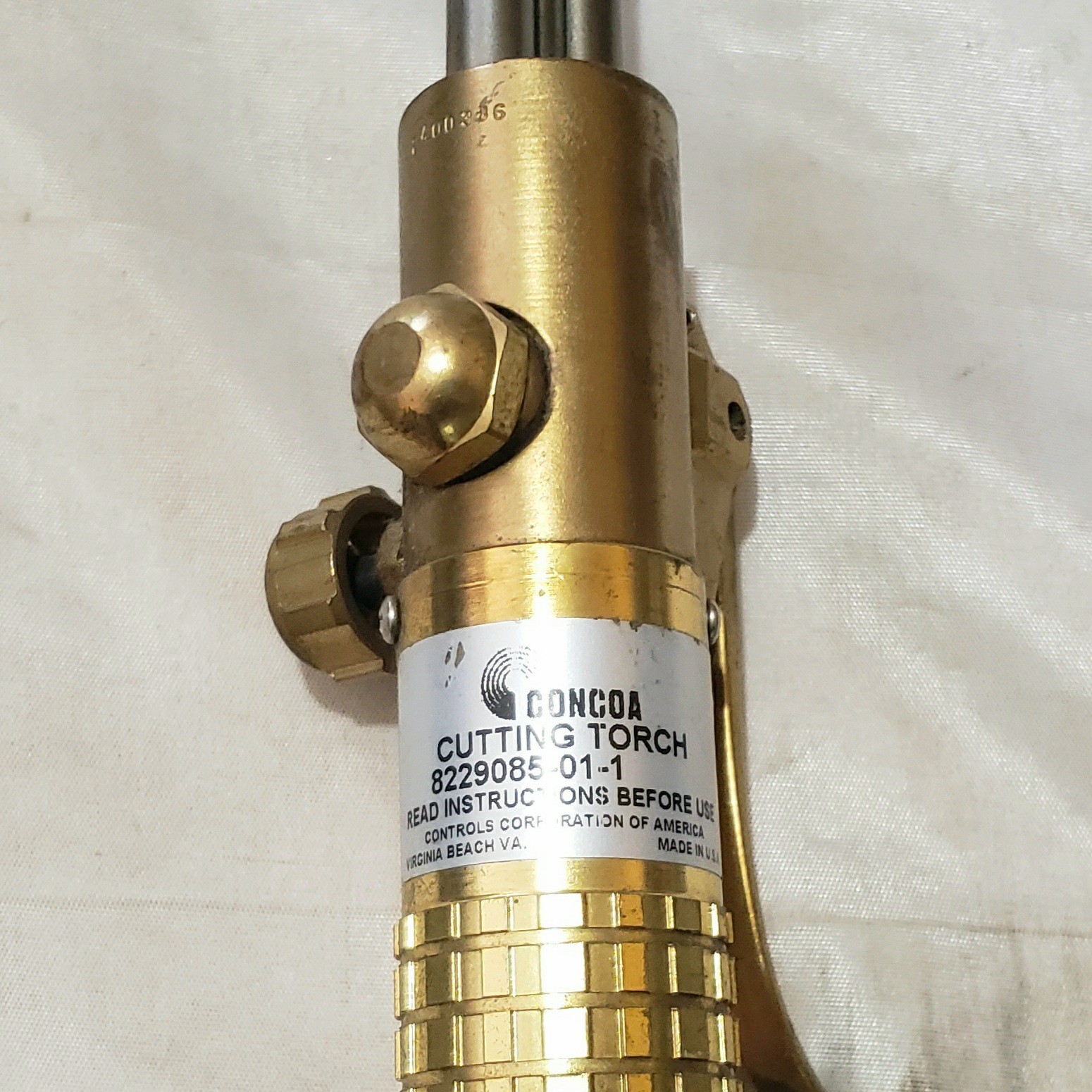 Concoa 822 9085 Angle Head Cutting Torch 20" Heavy Duty Airco Corn Cob