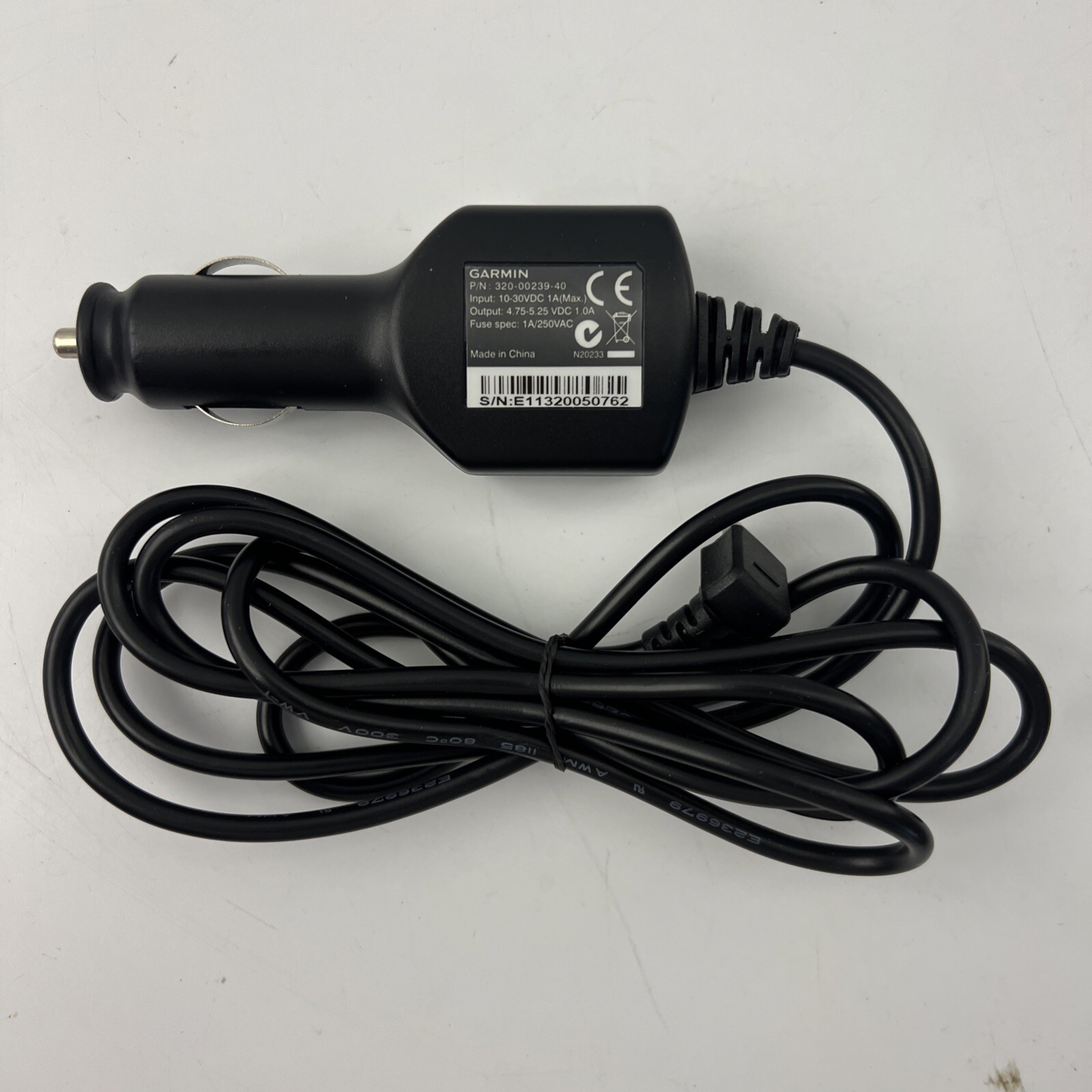Garmin  GPS Car Charger 320-00239-40 Mini-USB Power Cord Replacement OEM TESTED