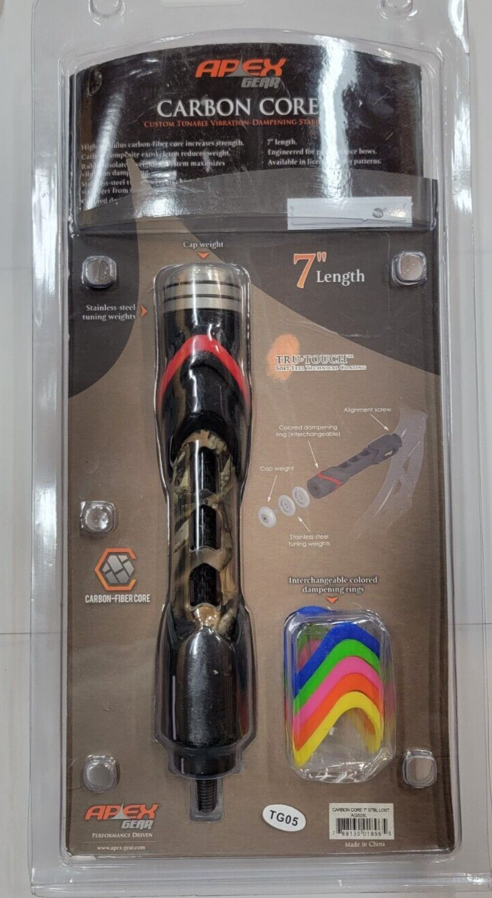 APEX GEAR Carbon Core 7" Stabilizer LOST Camo AG828L