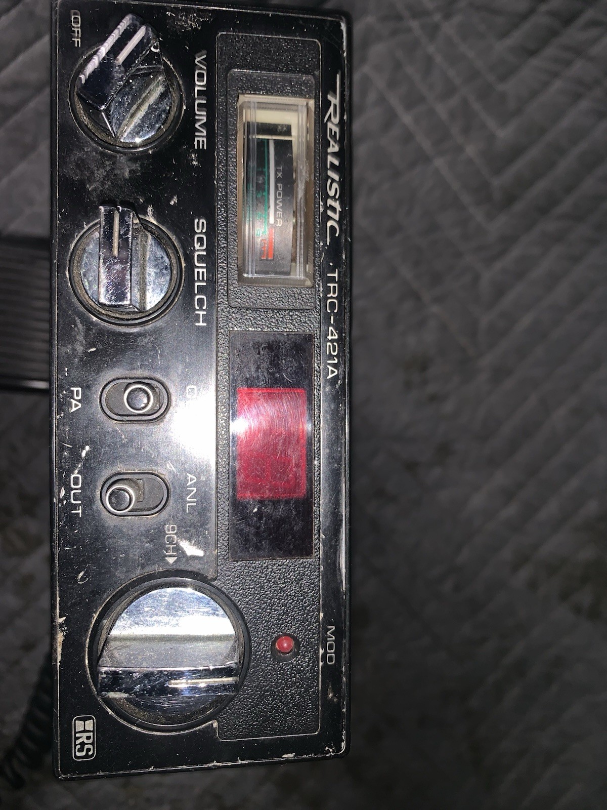 TRC-421A Mobile CB Radio Transceiver 40-Channel with Mic