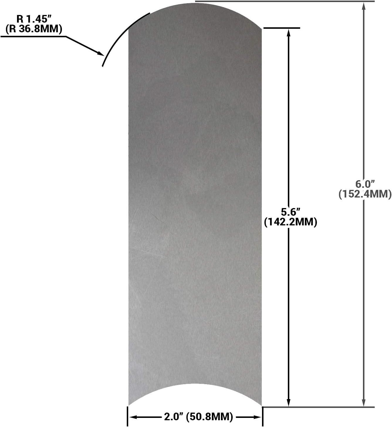 Cabinet Scraper Card Set - Curved 3Pc