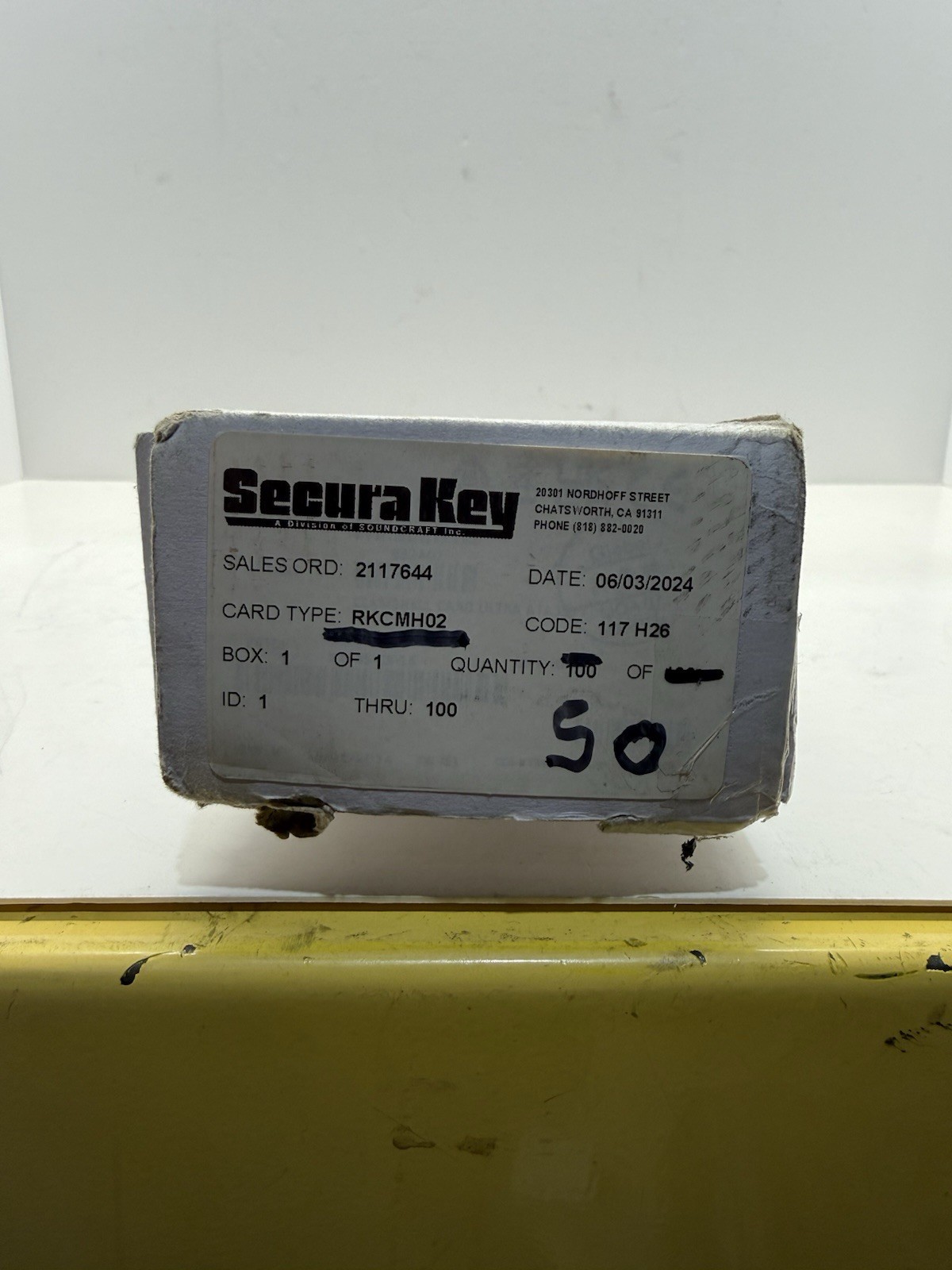 SECURAKEY  RKCMH02  50 Quanity