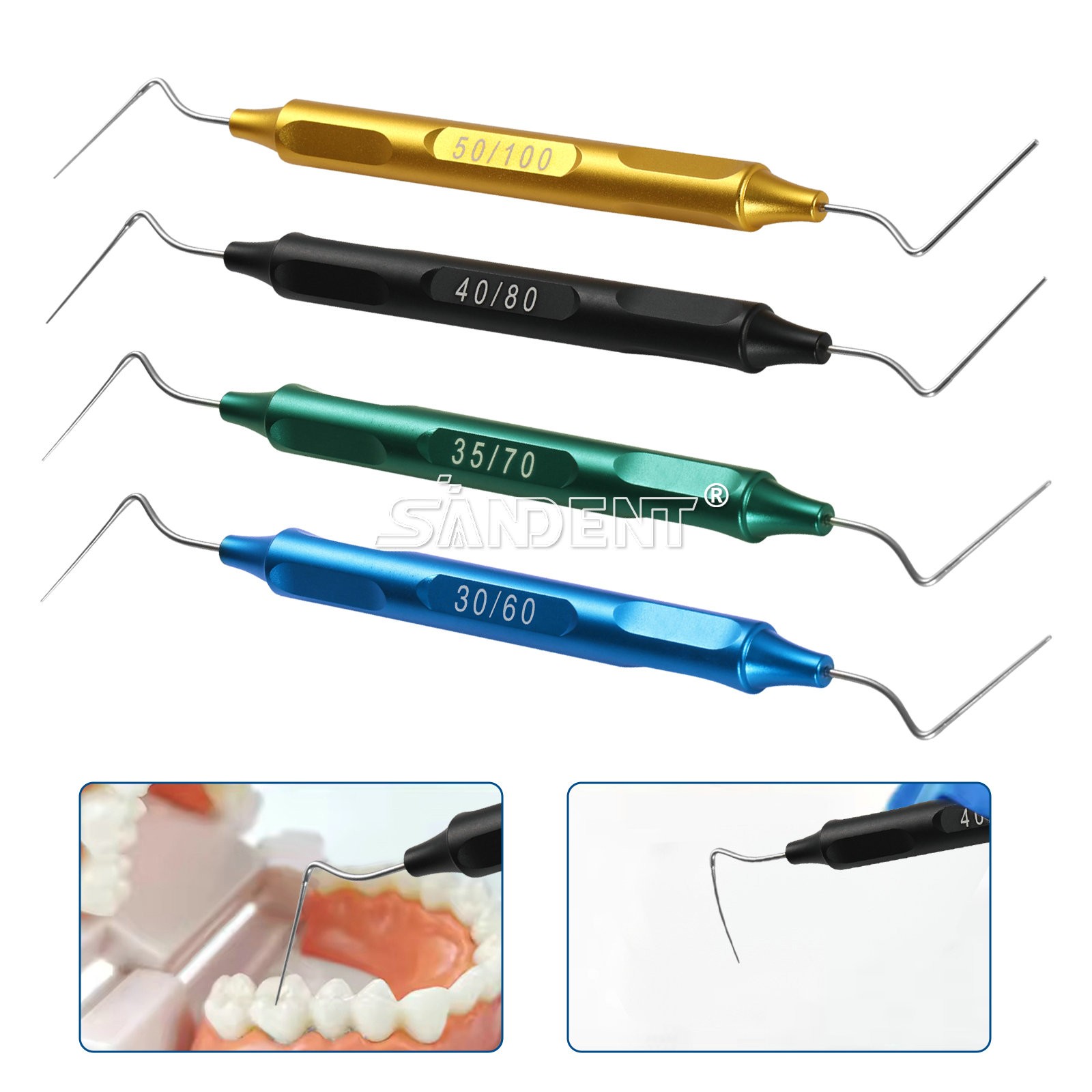 Dental Endo Root canal Buchanan Hand Plugger Tip Fill Obturation Kit Endodontic