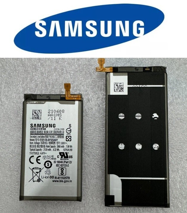 New OEM Samsung Galaxy Z Fold 3 5G EB-BF926ABY & EB-BF927ABY F926U Battery Set