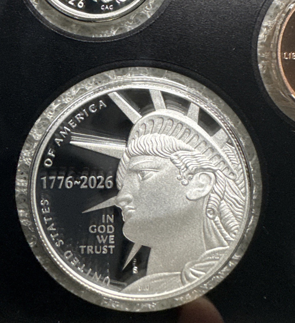 1776-2026 S Proof Enduring Lib. 99.9% Silver 1/2 $ US Mint Set Last One in Stock