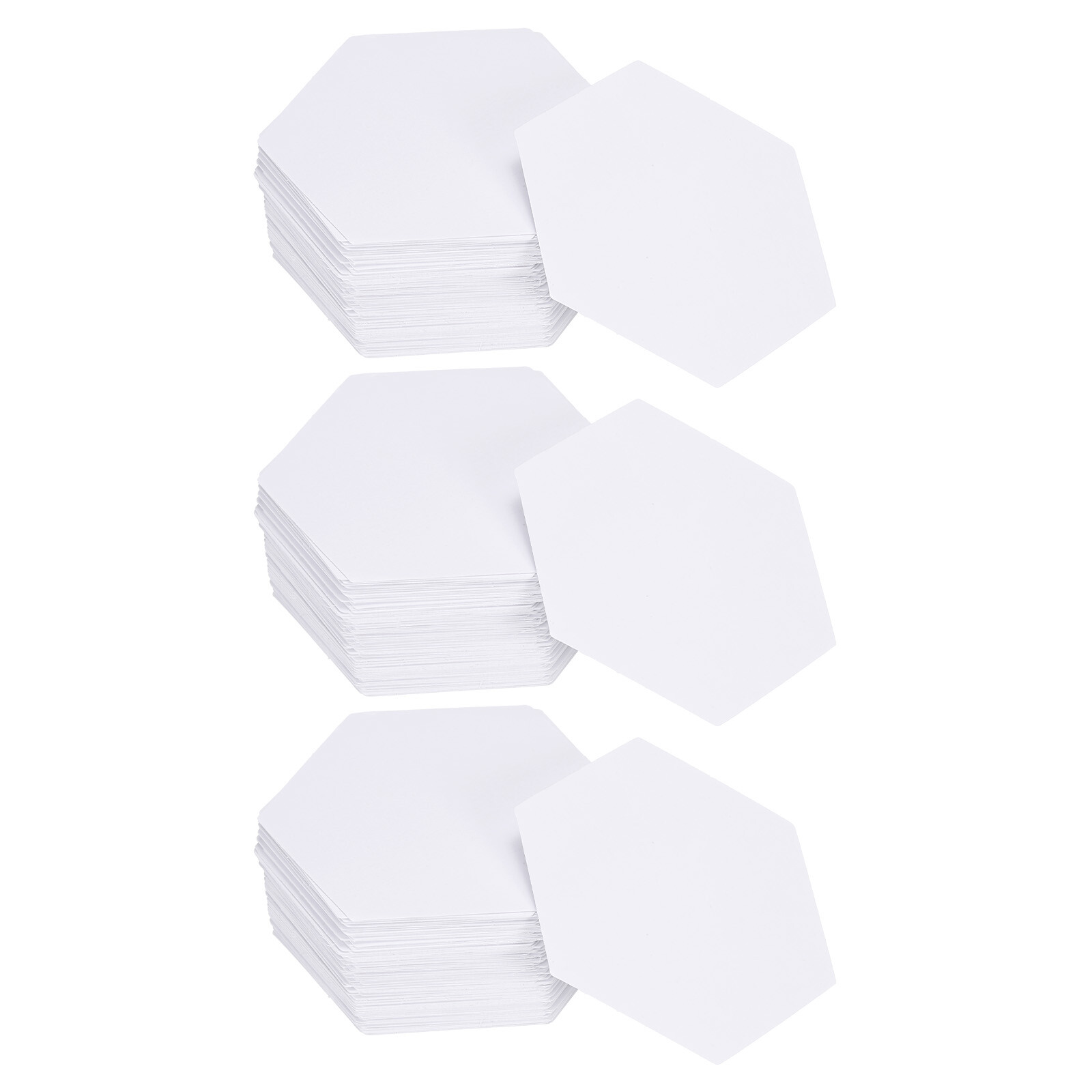 300pcs Hexagon 1-Inch Paper Piecing Paper, English Paper Quilting Template