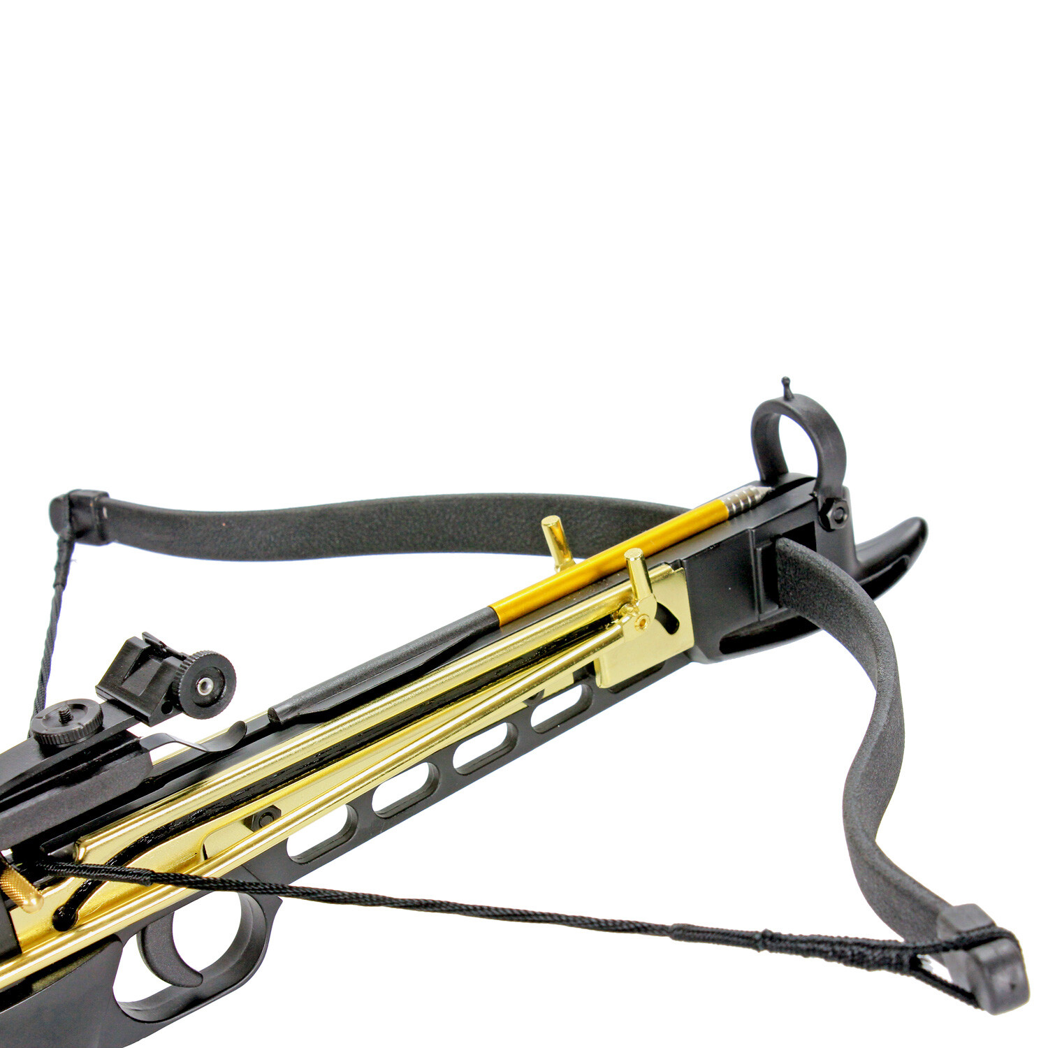 KingsArchery Crossbow Self Cocking Pistol 80 LBS 15 Aluminum Arrow + String