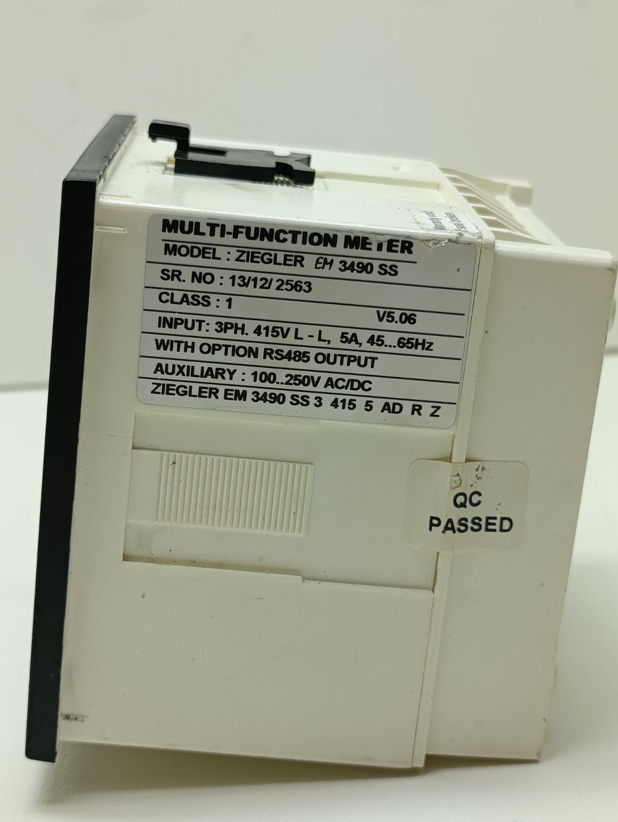 Ziegler EM 3490 SS Multifunction Power Meter EM3490SS & TESTED