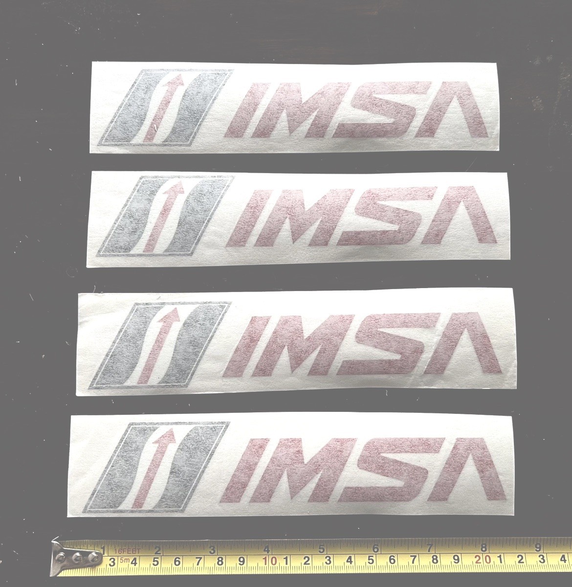 4 IMSA International Motorsports Stickers Decals racing daytona indycar gtlm gtd
