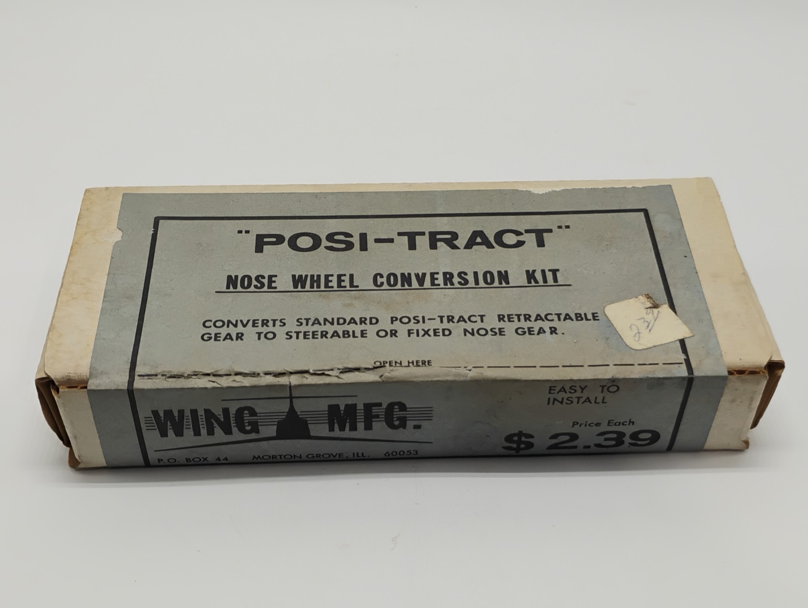 Sealed Vintage Wing Mfg. R/C Airplane POSI-TRACT Nose Wheel Conversion Kit