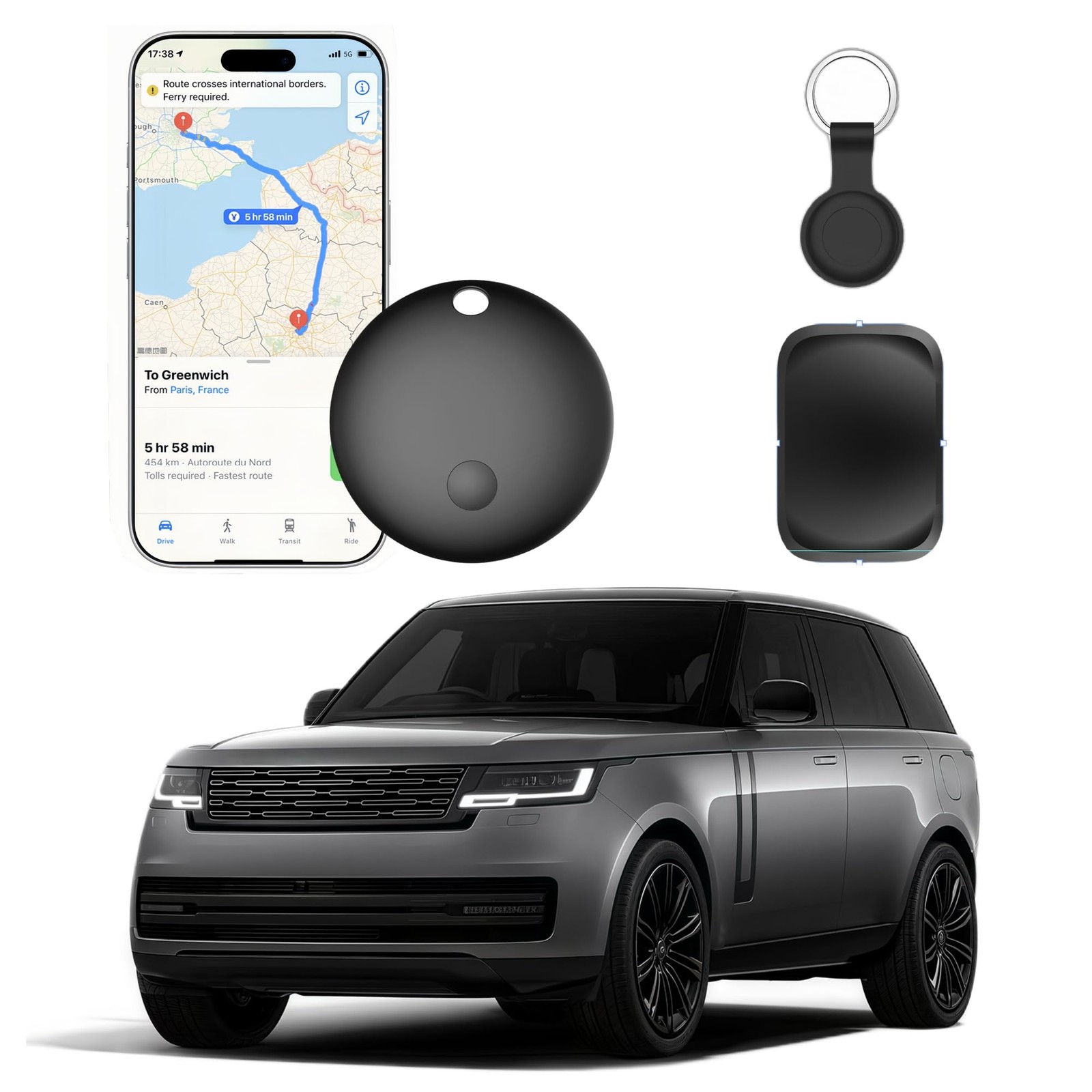 Mini GPS Tracker for Vehicles (iOS & Android Compatible) | Hidden Magnetic Ca...