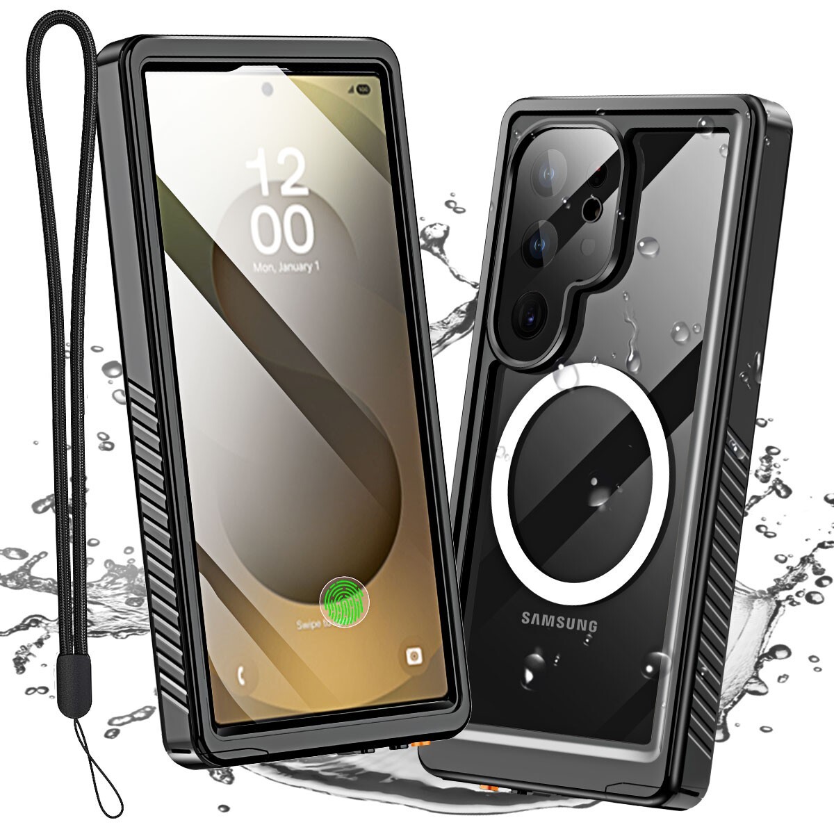For Samsung Galaxy S25 Ultra/S25/S26 Waterproof Case Shockproof Heavy Duty Cover