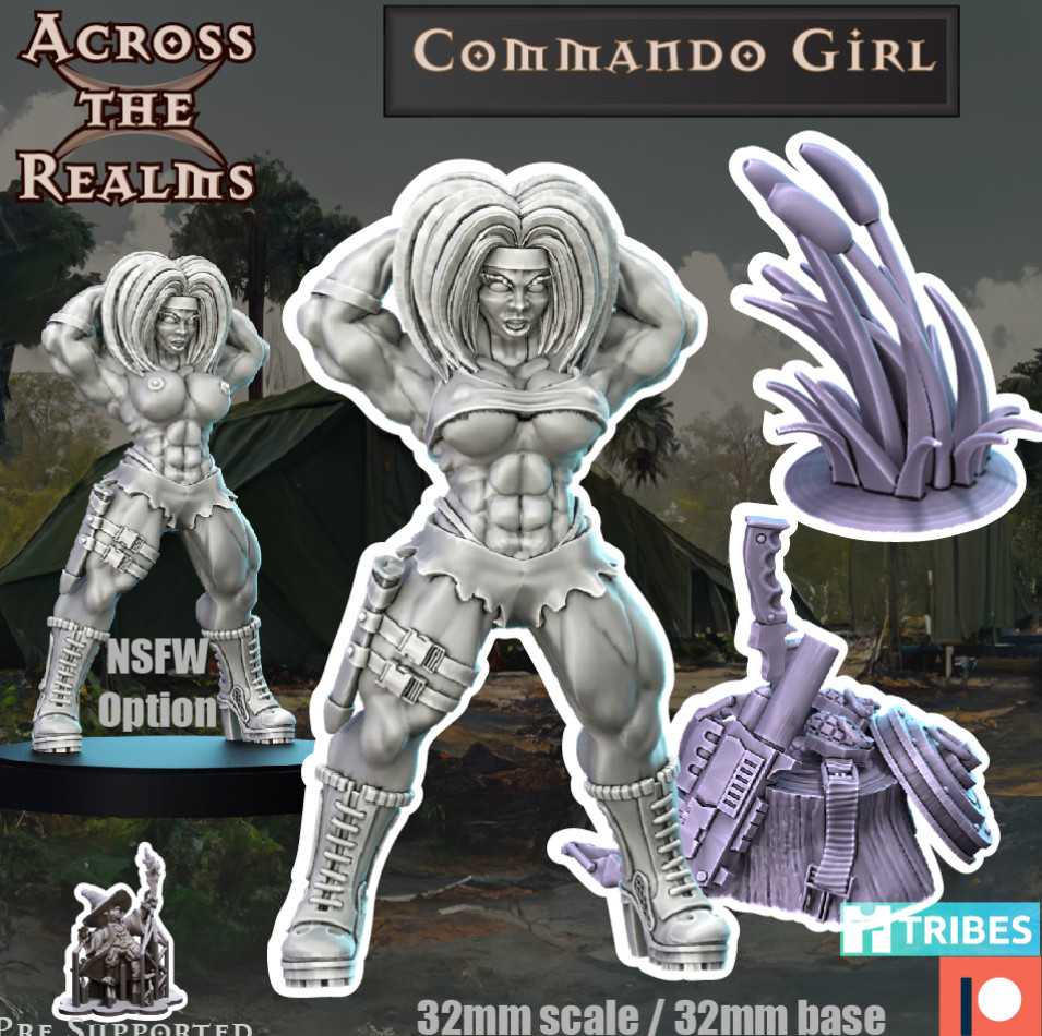 Commando Girl (32mm)