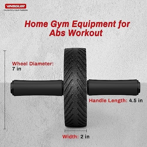 Ab Roller Wheel - Ab Workout Equipment for Abdominal & Core Strength Training...