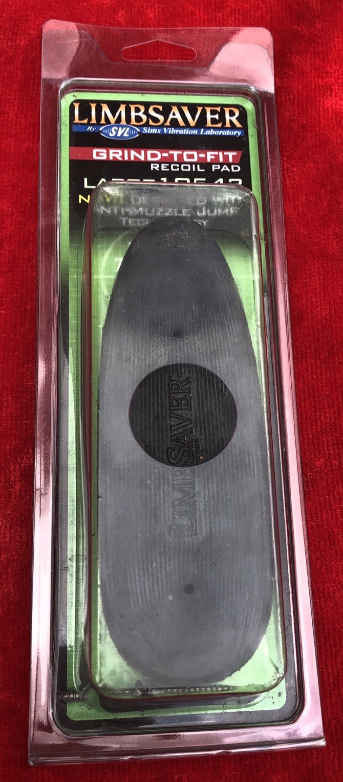 LIMBSAVER GRIND-TO-FIT RECOIL PAD LARGE No. 10543 IN THE ORIGINAL PACKAGE U.S.A.