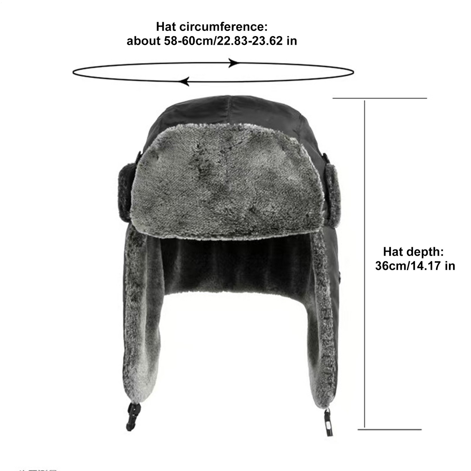 Winter Hat USB-Powered Warm Headgear Windproof Thermal Ear Protection Hat
