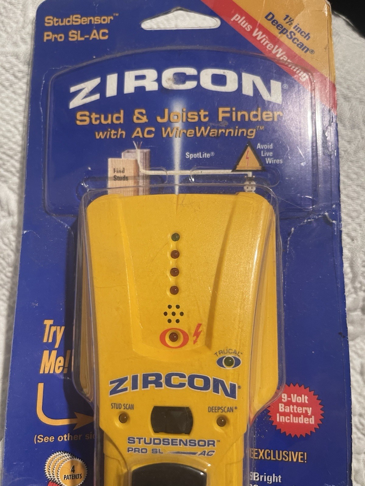 Zircon Stud & Joist Finder Pre Owned In Original Packaging