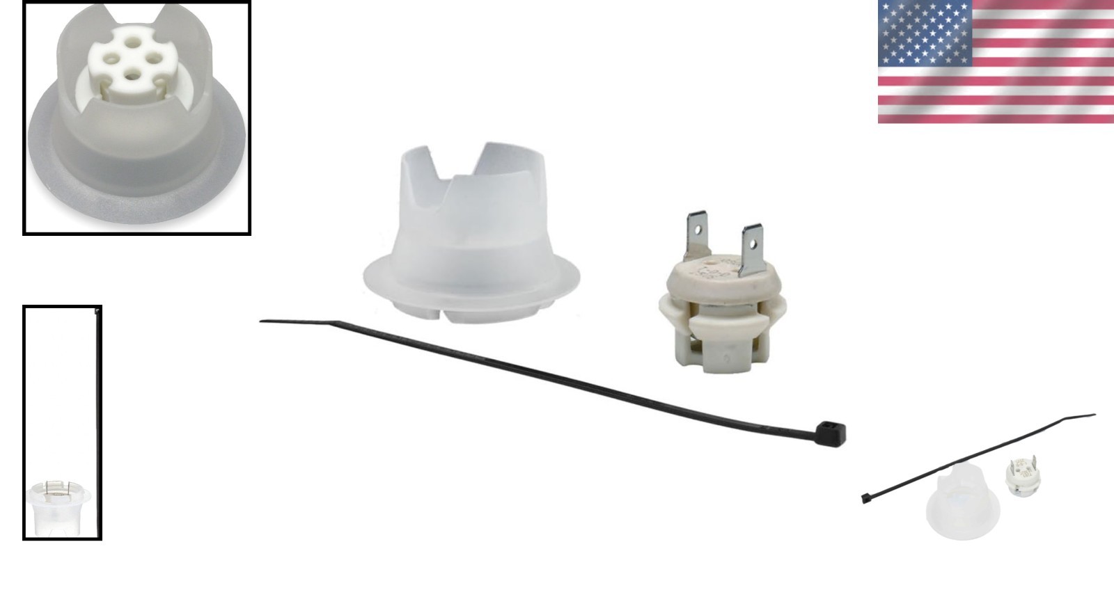 White Flammable Vapor Sensor Kit - Modern Style