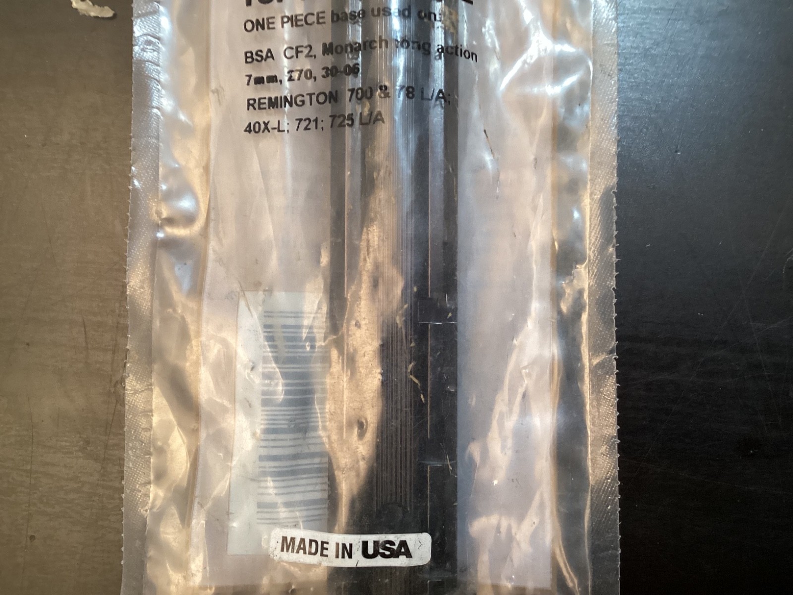 Weaver 98 Top Mount Base 48098 Gloss Black Remington 700 & BSA Models