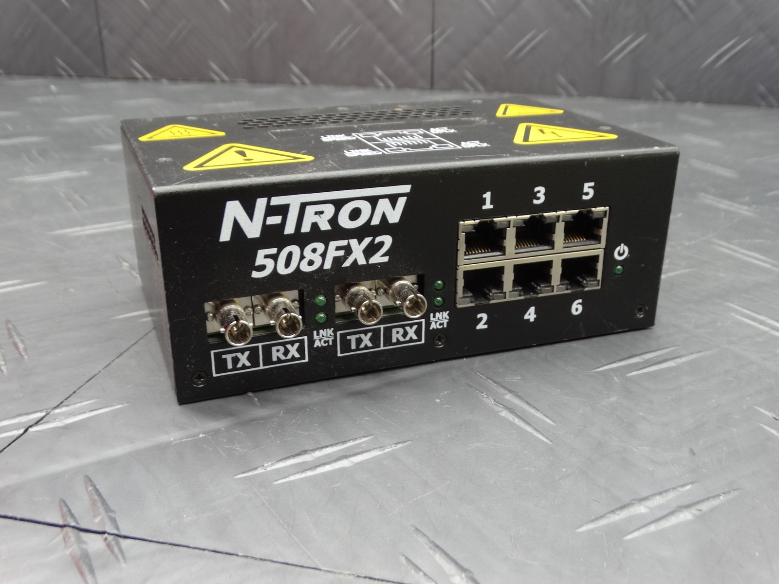 N-Tron 508FX2-A-ST 6-Port RJ45 / 2-Port FIBER UP 10-30V 508FX2