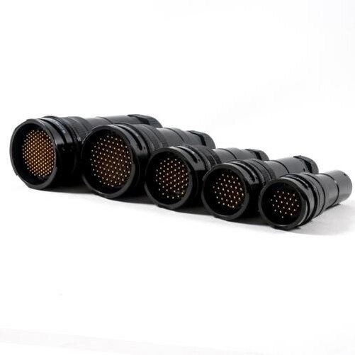 Ten47 Tourline Multi pin Connector. 25 to 150 pin, Cable Mount, Male