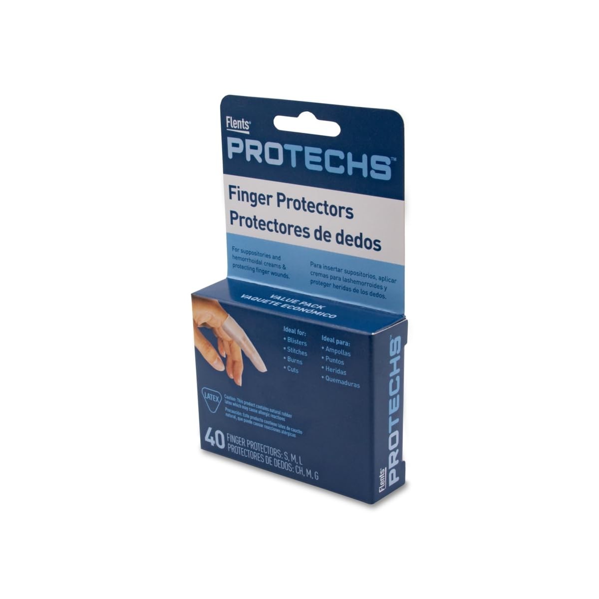 Comfortable Flexible Finger & Toe Protectors - Essential 40 Count First Aid Kit