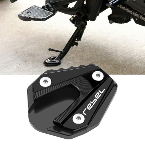 Motorcycle Fit For Rebel300 Rebel500 CMX300 CMX500 2021 2022 Kickstand Black