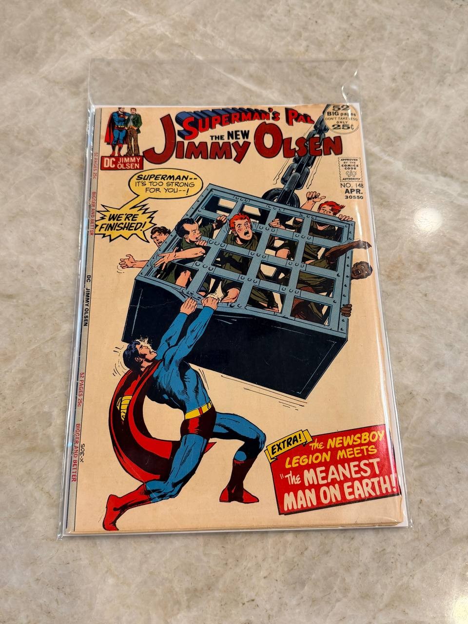 Supermans Pal New Jimmy Olsen #148 1972 DC Bronze F-VG Newsboy Legion 52 Pages