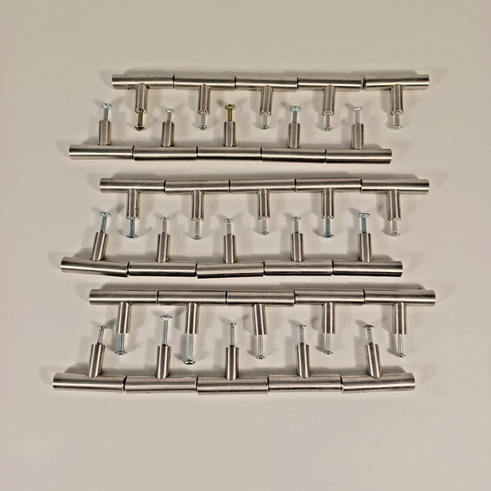 Elegant Cabinet T Pull Multipack in Brushed Nickel (Set of 30)