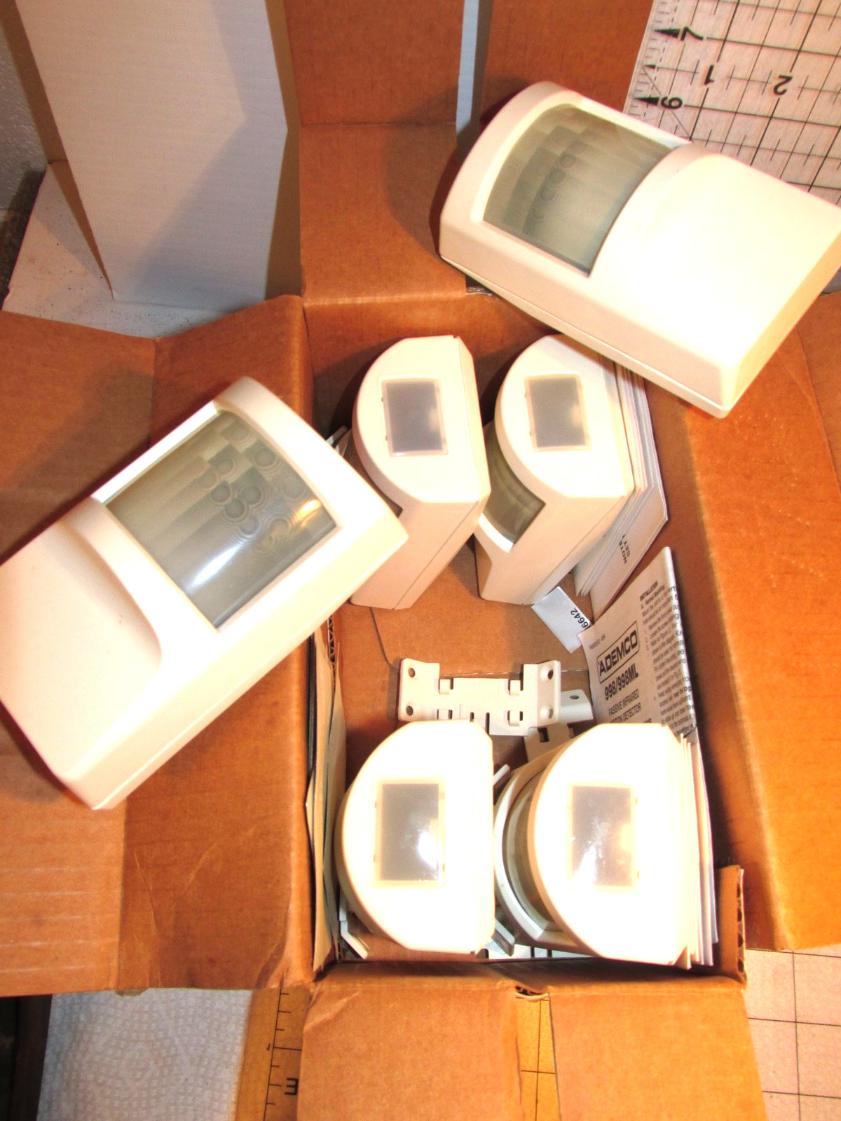 lot (6) Honeywell / Ademco 998mx Motion Detector NOS Alarm