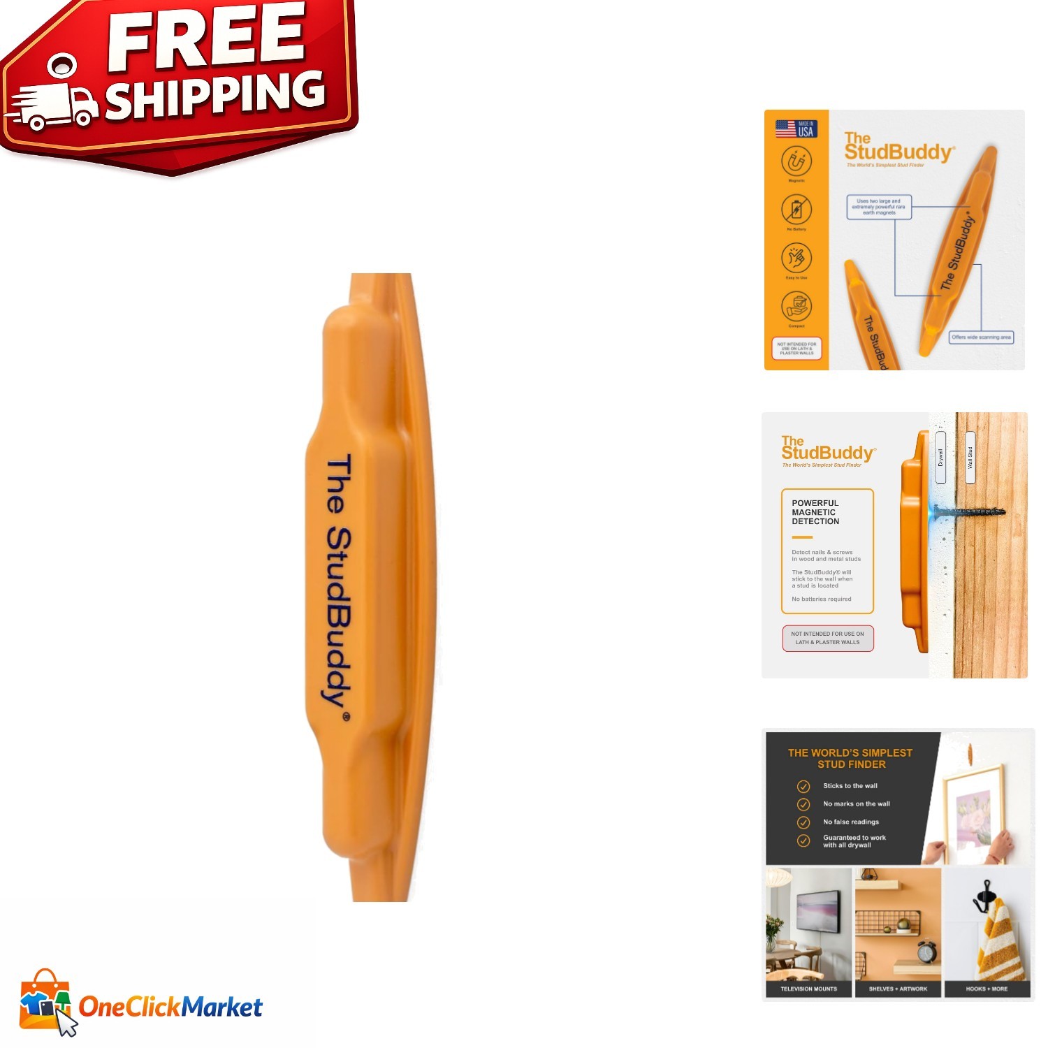 Ultimate Magnetic Stud Finder Tool – Effortless Detection for DIY Projects