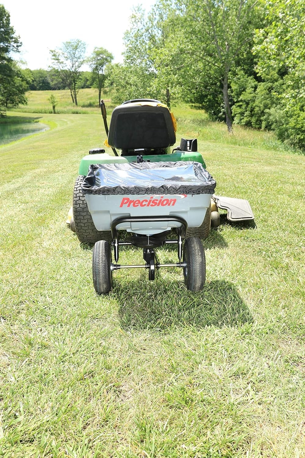 75-Pound Capacity Tow-Behind Semi-Commercial Broadcast Spreader