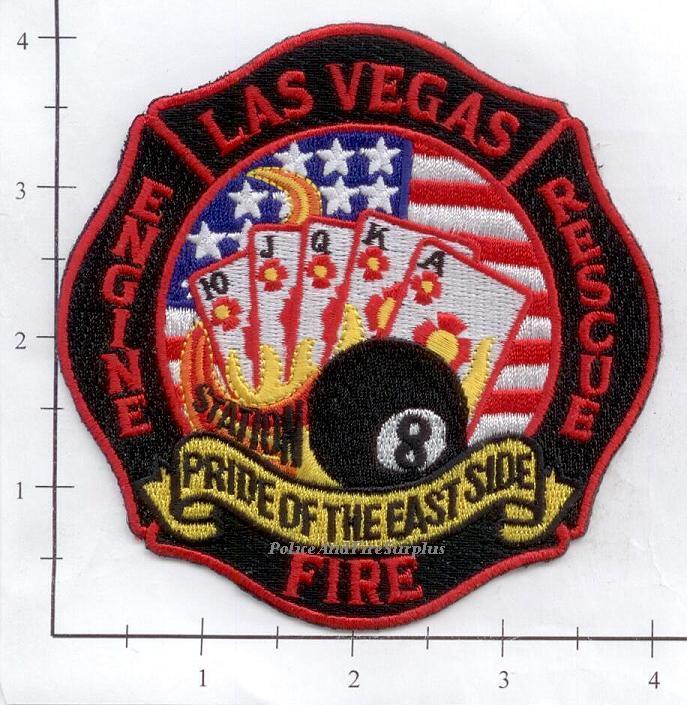 Nevada - Las Vegas Station 8 NV Fire Dept Patch - Pride of the East Side