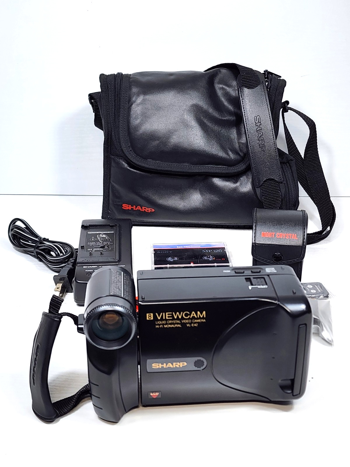 Sharp ViewCam Liquid Crystal VL-E42U Handycam Style Lot Extras Works Read