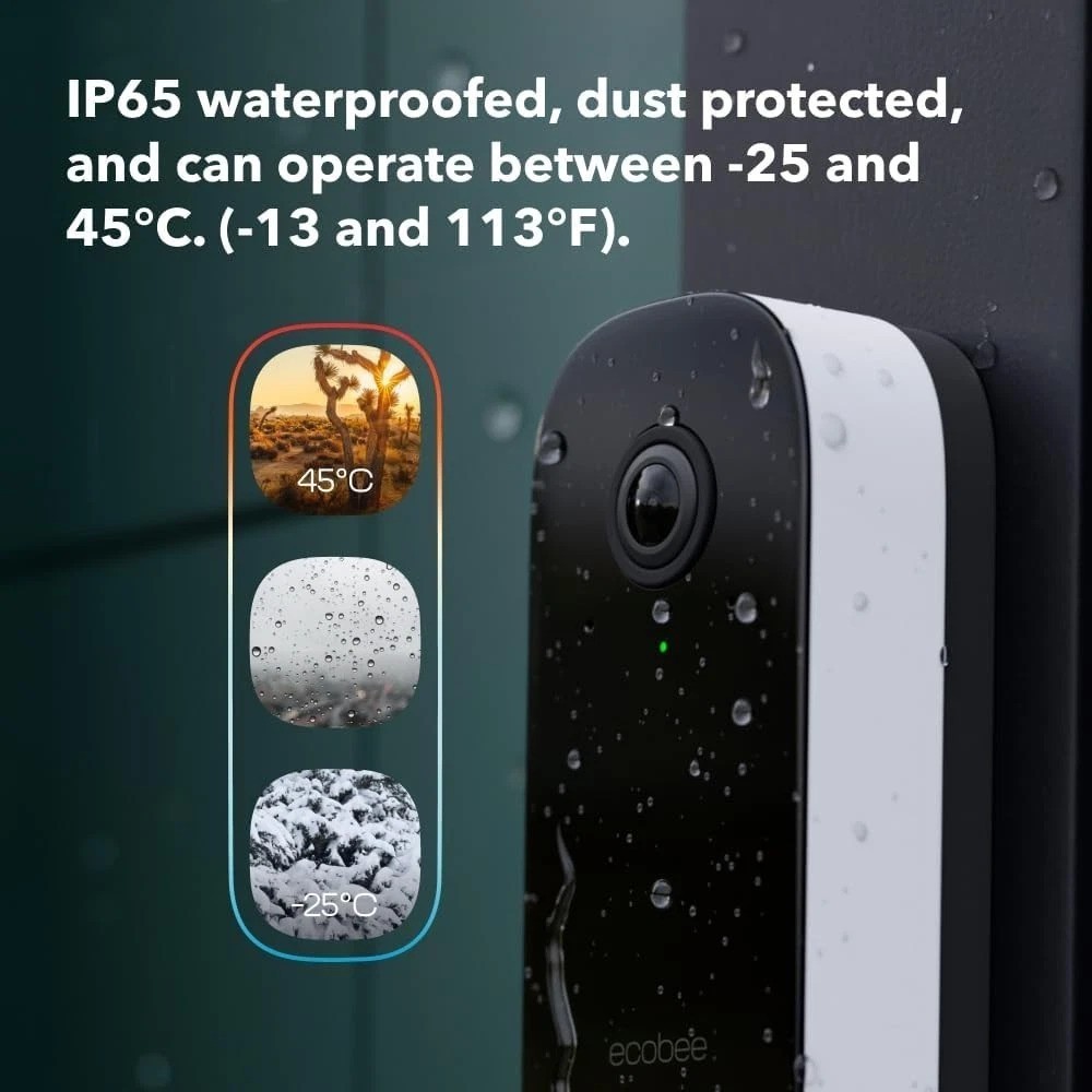 Radar Tracking Smart Video Doorbell, Outdoor Security