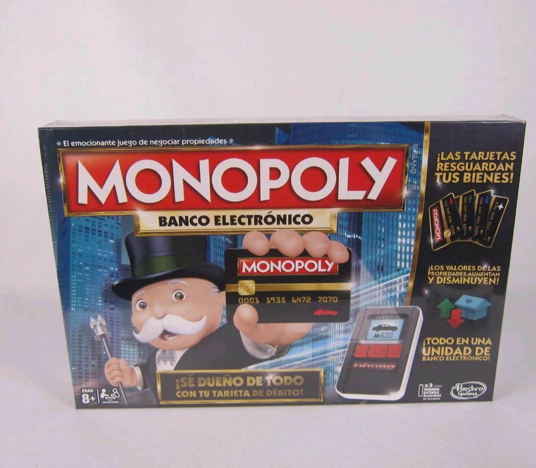 Monopoly Banco Electronico Hasbro Electronic Spanish Edition SEE DESC