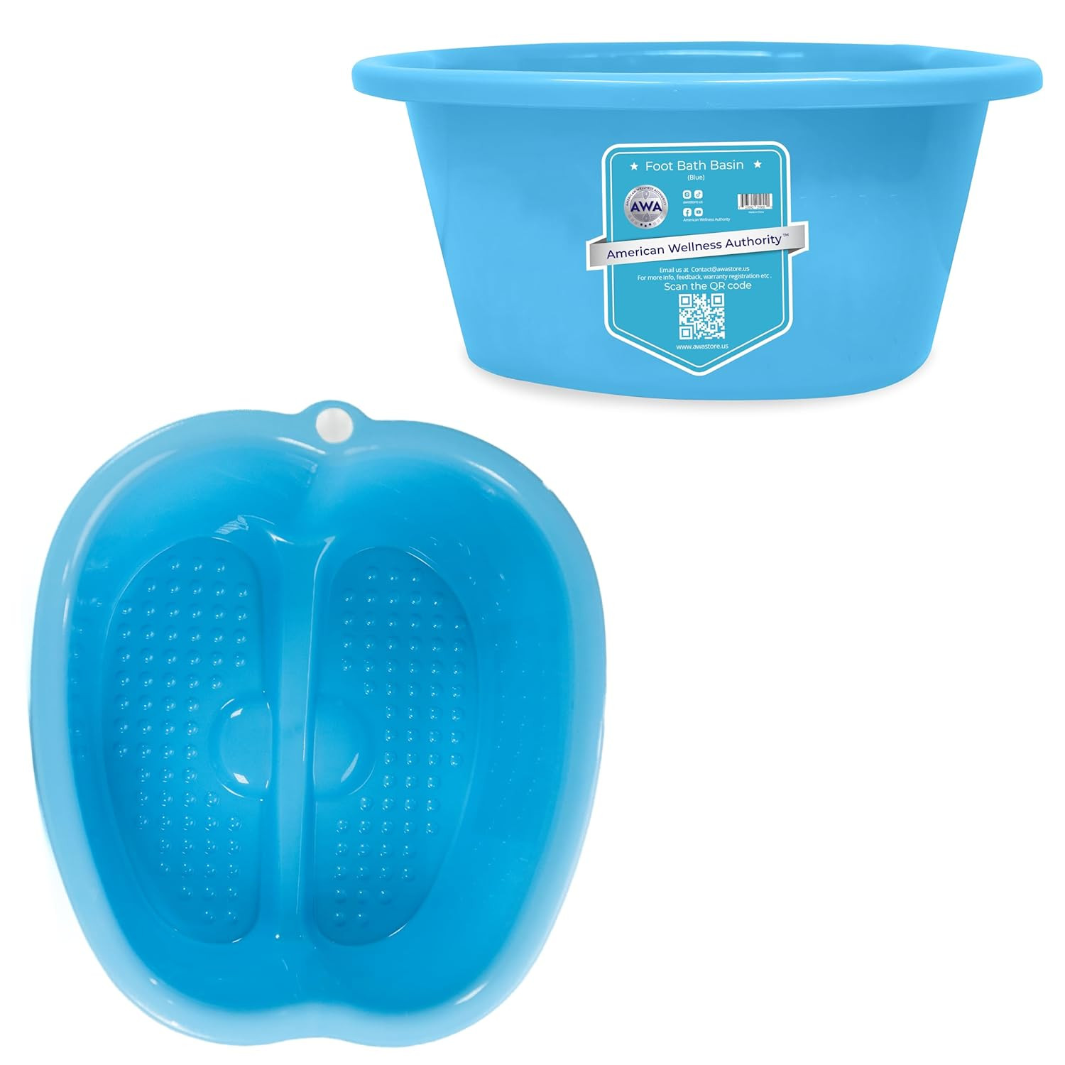 AWA Extra Large Pool Foot Bath, Sturdy Feet Soaking Tub and Pedicure Bowl, Foot