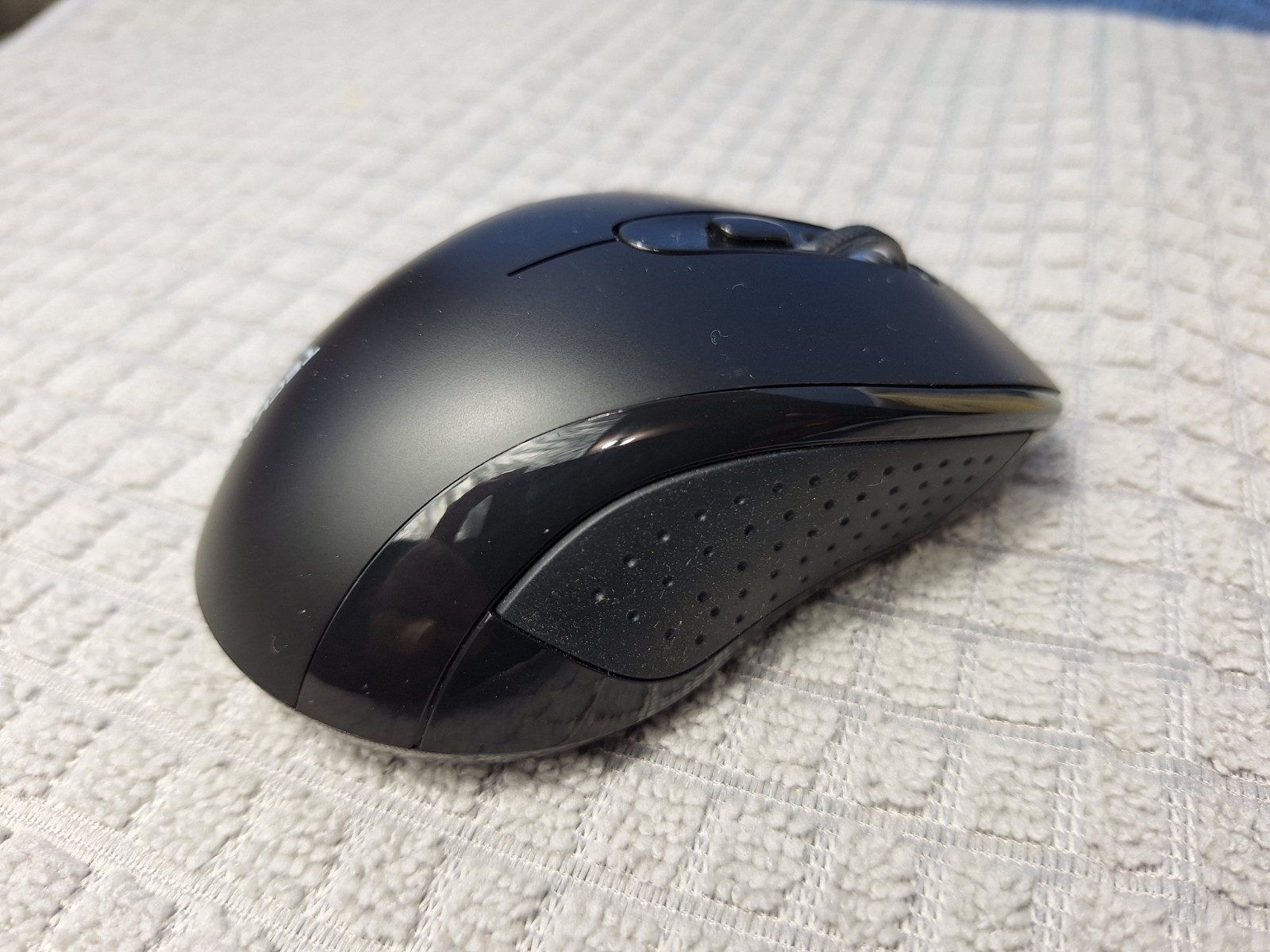 Portable Tecknet Bluetooth 2.4G Wireless Mouse 4800 DPI Black Computer Mouse