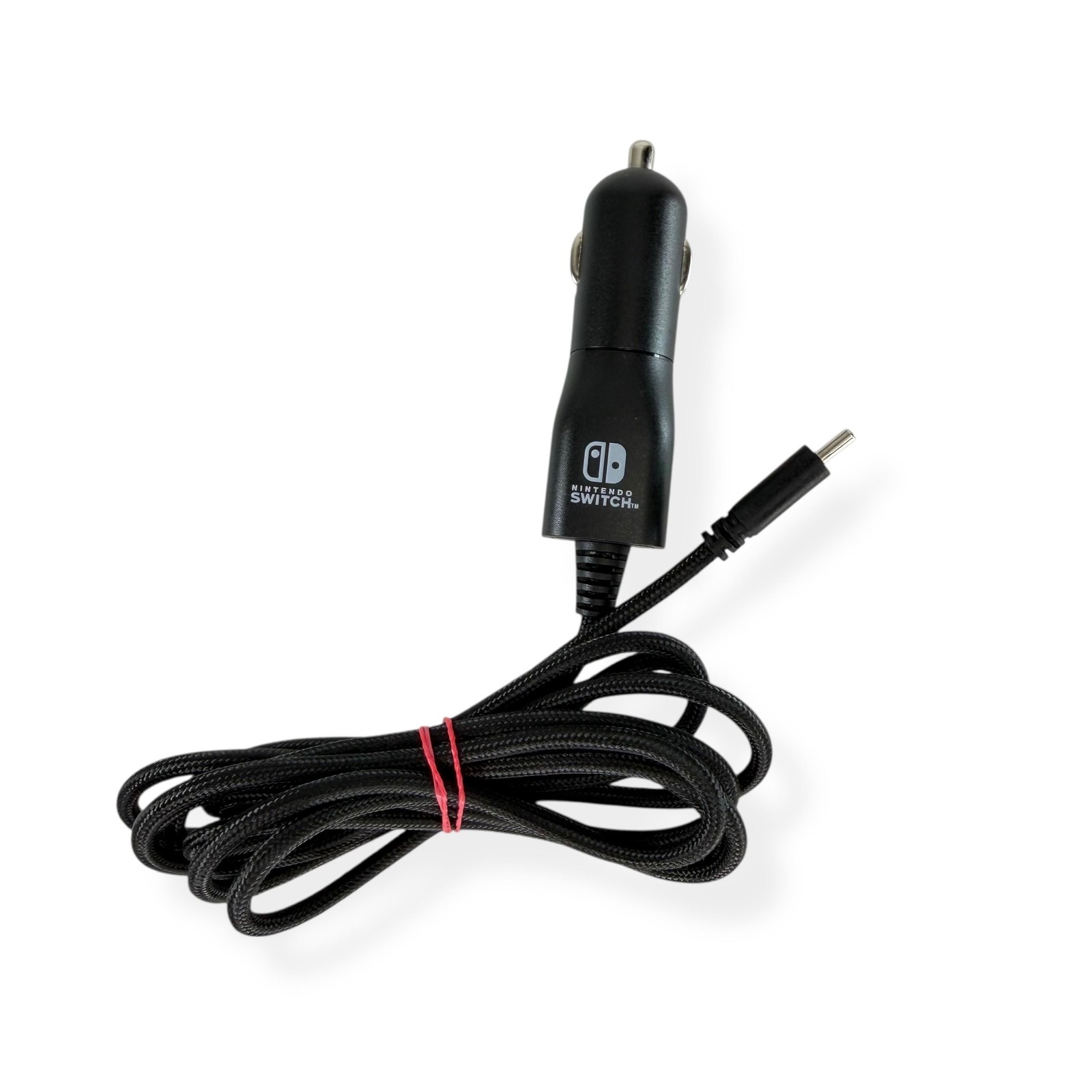 PowerA Nintendo Switch Car Charger 12V USB-C Power Adapter 5V 3A Cable Black