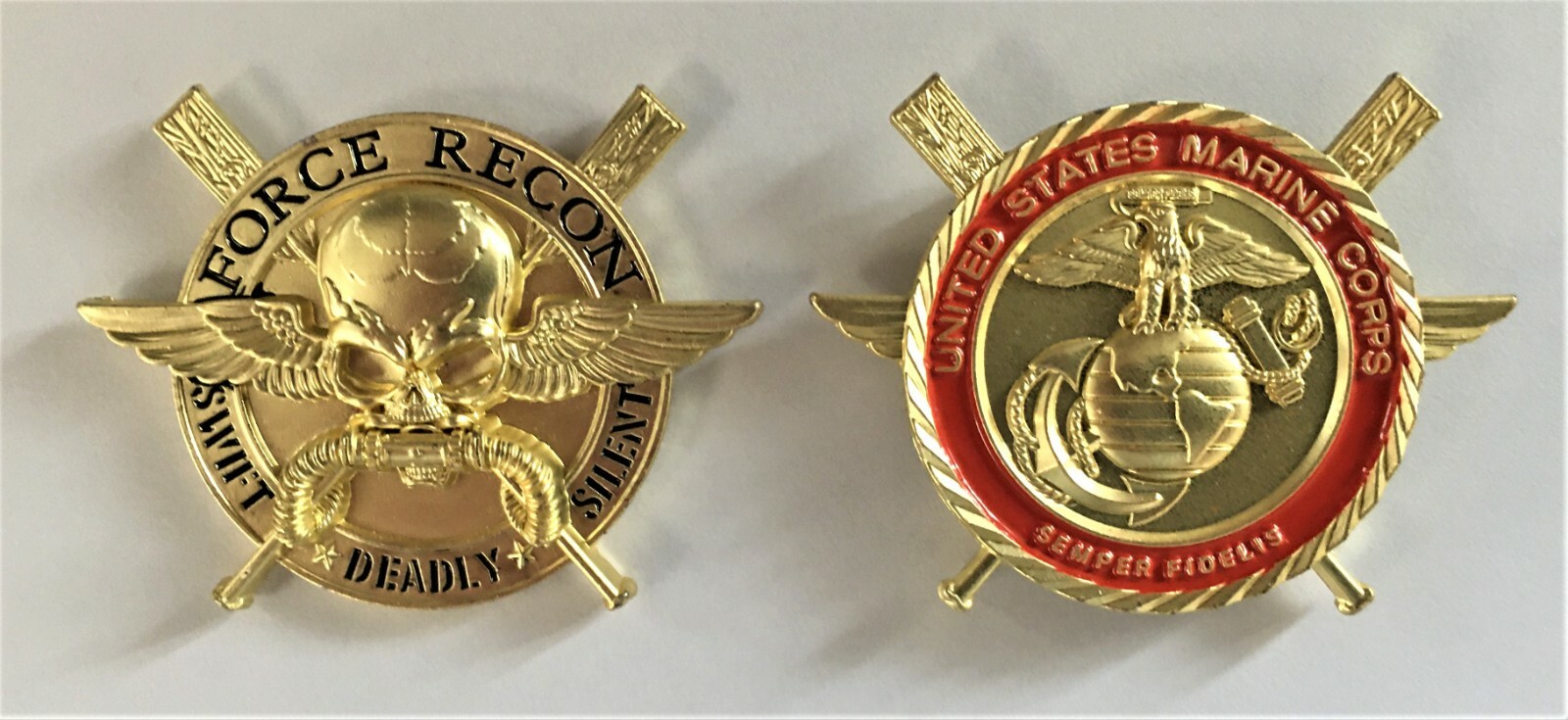 Force Recon Marine Challenge Coin #1 (MARSOC SOI MCRD PJ Special Forces Ranger